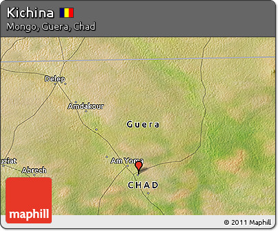 Satellite 3D Map of Kichina