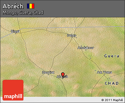Satellite 3D Map of Abréch