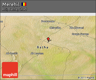 Satellite 3D Map of Merehil