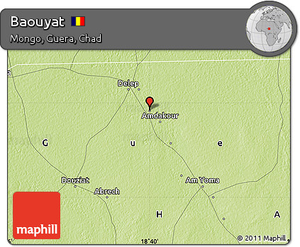 Physical Map of Baouyat
