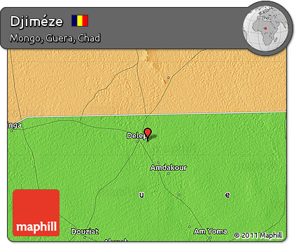 Political Map of Djiméze