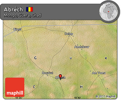 Satellite Map of Abréch
