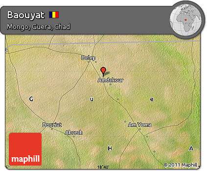 Satellite Map of Baouyat