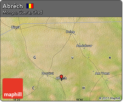 Satellite Map of Abréch