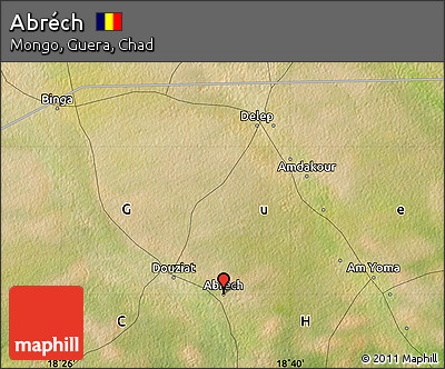 Satellite Map of Abréch