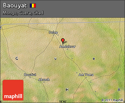 Satellite Map of Baouyat
