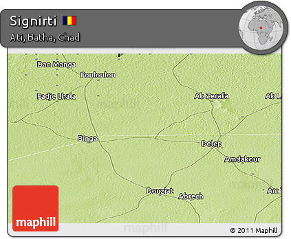 Physical Panoramic Map of Signirti