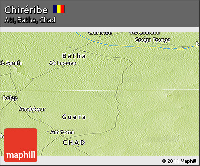 Physical Panoramic Map of Chiréribe