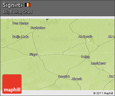 Physical Panoramic Map of Signirti