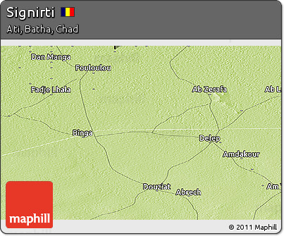 Physical Panoramic Map of Signirti