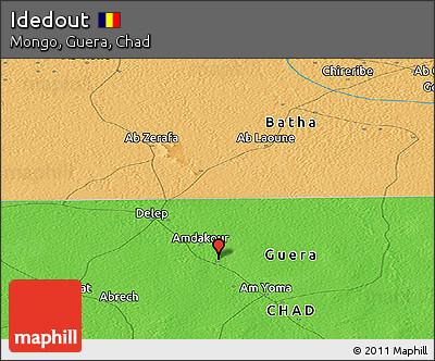 Political Panoramic Map of Idedout