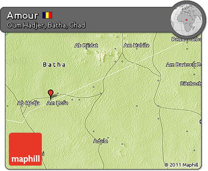 Physical 3D Map of Amour