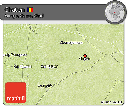 Physical 3D Map of Chaten
