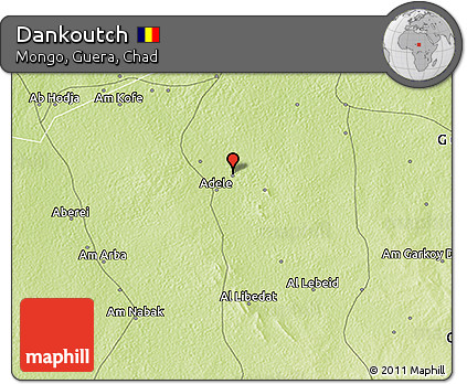 Physical 3D Map of Dankoutch