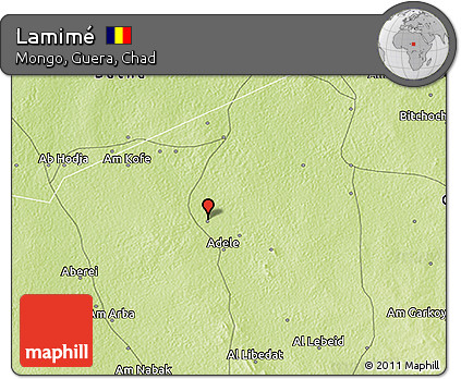 Physical 3D Map of Lamimé