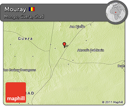 Physical 3D Map of Mouray