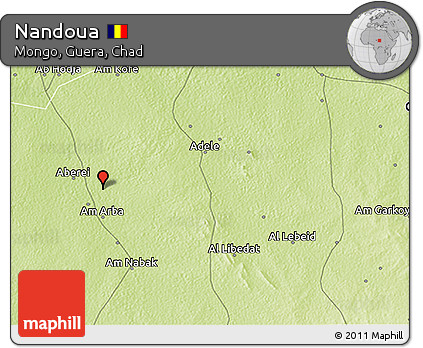 Physical 3D Map of Nandoua