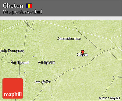 Physical 3D Map of Chaten