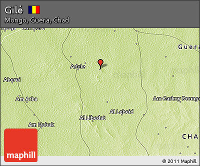 Physical 3D Map of Gilé
