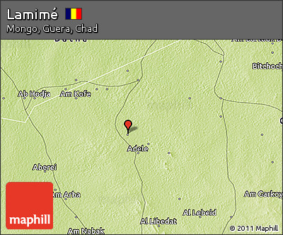 Physical 3D Map of Lamimé