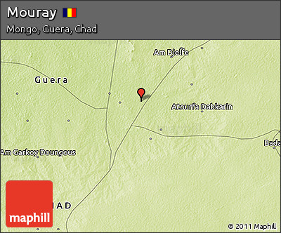 Physical 3D Map of Mouray