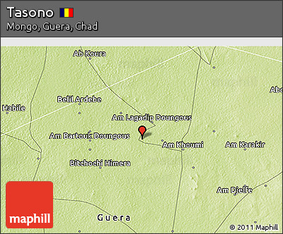 Physical 3D Map of Tasono