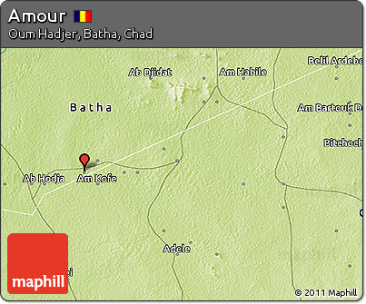 Physical 3D Map of Amour