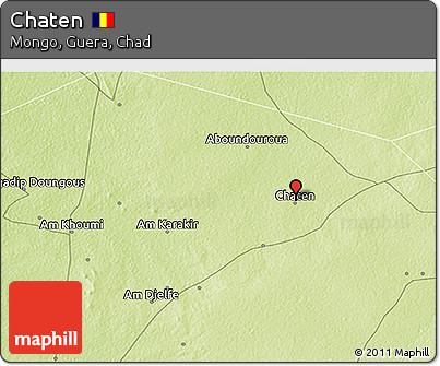 Physical 3D Map of Chaten