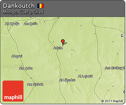 Physical 3D Map of Dankoutch