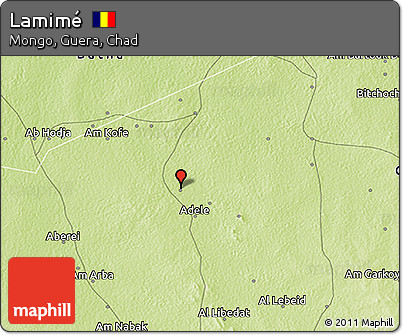 Physical 3D Map of Lamimé