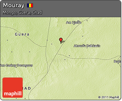 Physical 3D Map of Mouray