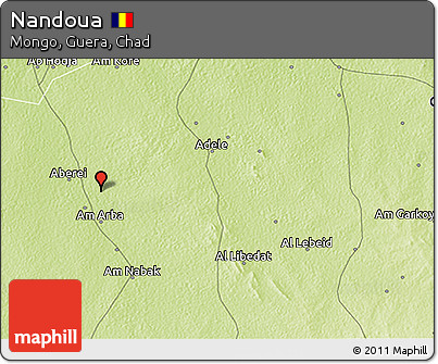 Physical 3D Map of Nandoua