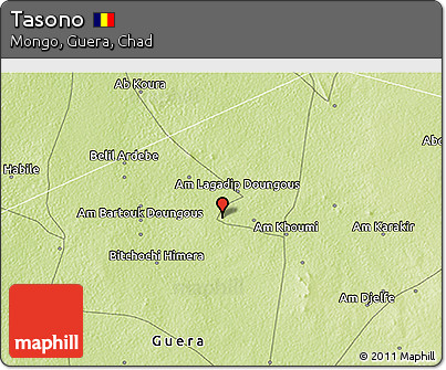 Physical 3D Map of Tasono