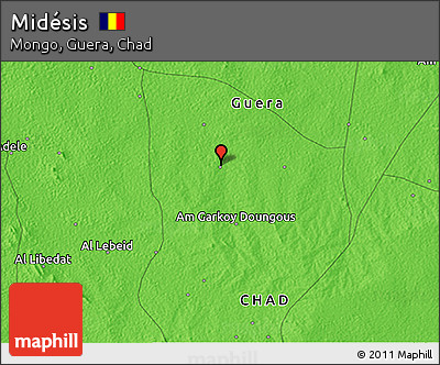 Political 3D Map of Midésis