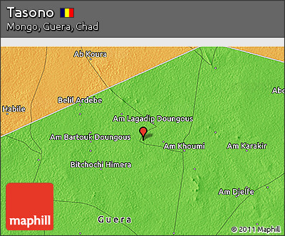 Political 3D Map of Tasono