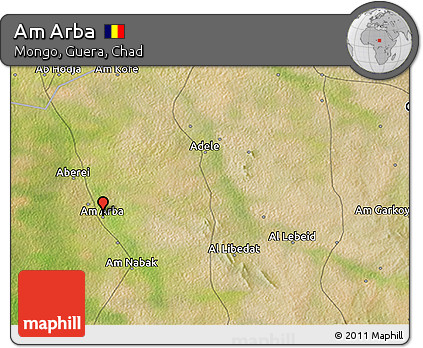 Satellite 3D Map of Am Arba