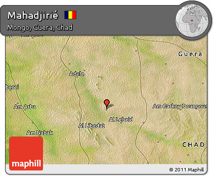 Satellite 3D Map of Mahadjirié