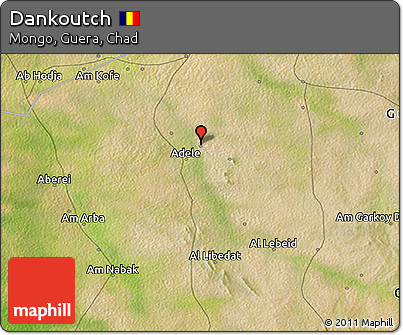 Satellite 3D Map of Dankoutch