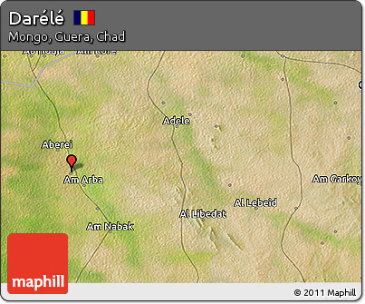 Satellite 3D Map of Darélé