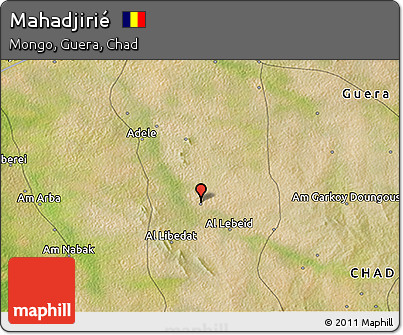 Satellite 3D Map of Mahadjirié