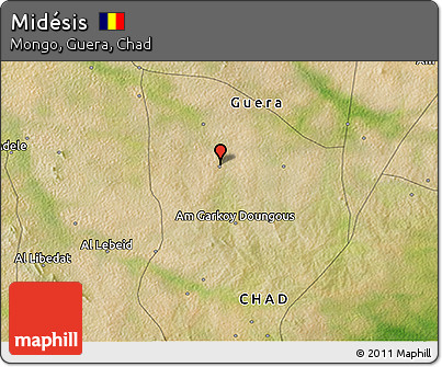 Satellite 3D Map of Midésis