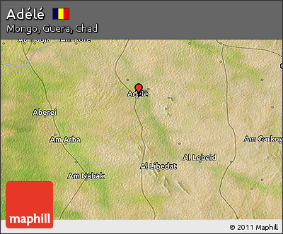 Satellite 3D Map of Adélé