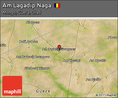 Satellite 3D Map of Am Lagadip Naga