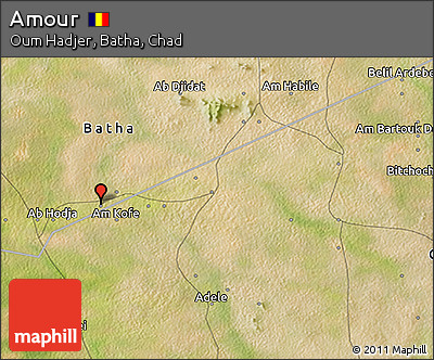 Satellite 3D Map of Amour