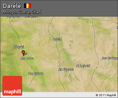 Satellite 3D Map of Darélé