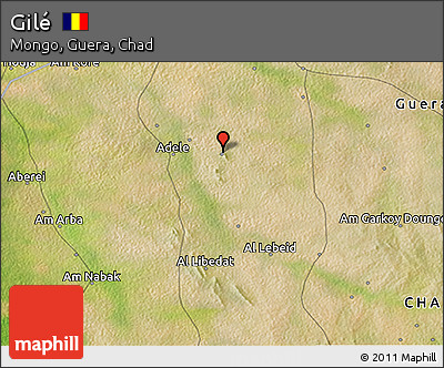 Satellite 3D Map of Gilé