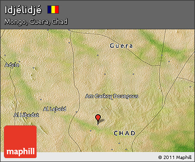 Satellite 3D Map of Idjélidjé