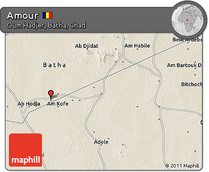 Shaded Relief 3D Map of Amour