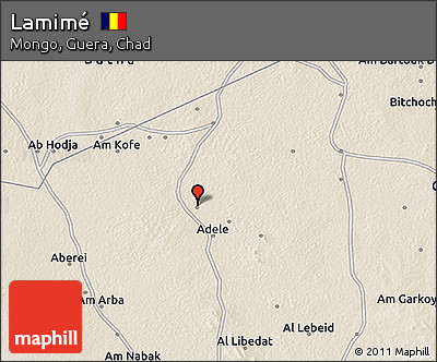 Shaded Relief 3D Map of Lamimé