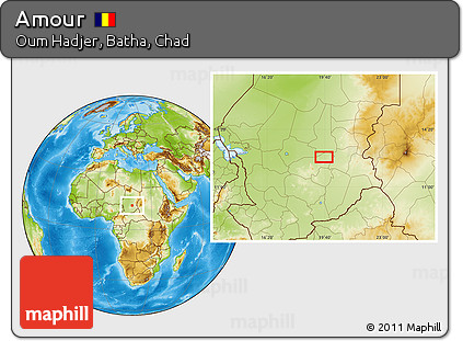 Physical Location Map of Amour